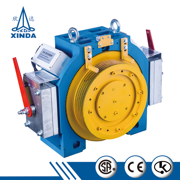 Traction Machine Gearless Elevator Electric Motors for Elevators Image1