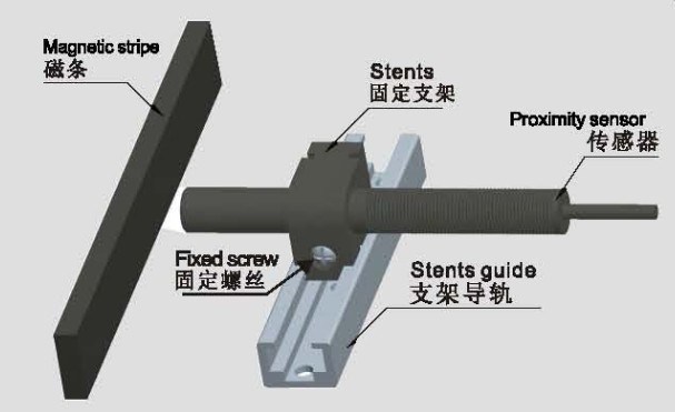 Elevator Parts Magnetic Proximity Sensor Image1