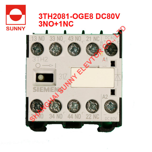Elevator Parts Contactor 3th2081-Oge8 DC80V 3no+1nc Image1