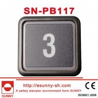 Square Elevator Push Button (SN-PB117)
