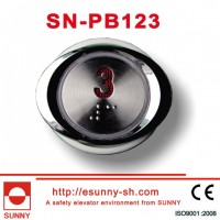 Push Buttons with Blue Back Light and Braille (SN-PB123)
