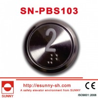 Extra Thin Round Elevator Push Button (SN-PBS103)