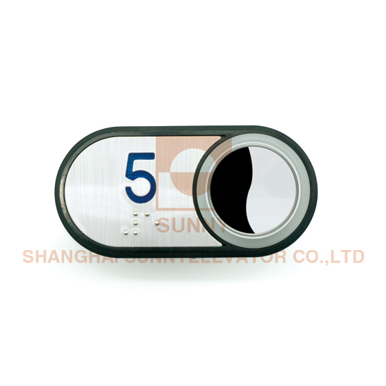Progressive Elevator Push Button Parts Mirror Stainless Steel Surface (SN-PB115) Image1