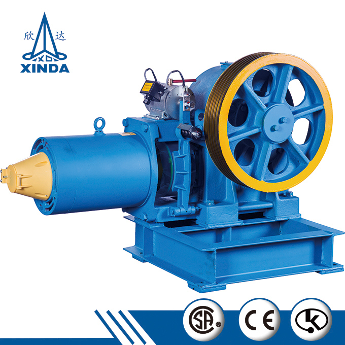 2018 Elevator Geared Traction Machine Gear Motor for Elevator Image1