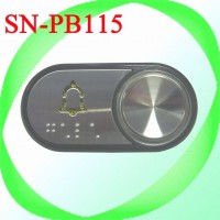 Transparent Plastic Characters with Braille Elevator Push Button (SN-PB115)