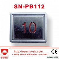 Illuminated Square Push Button (SN-PB112)