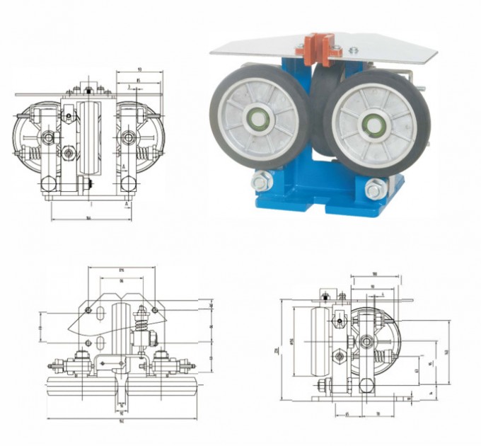 Elevator Roller Guide Shoe Image1