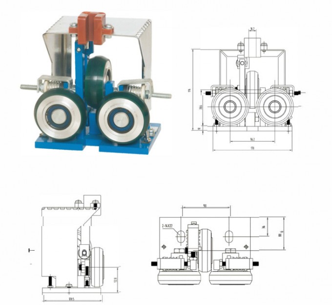 Elevator Roller Guide Shoes Image1