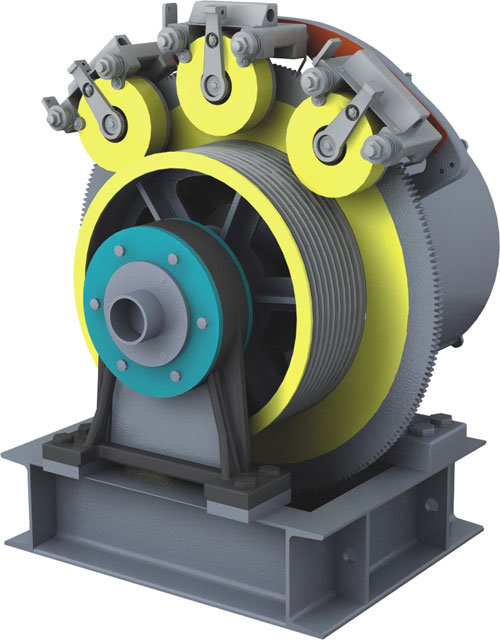 Gearless Machine for Elevator (GETM5.5C) Image1