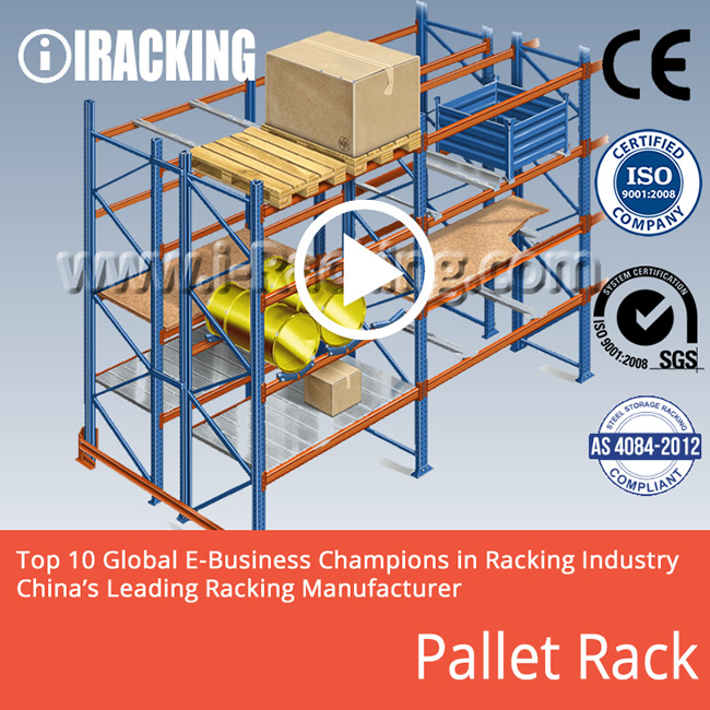 Heavy Duty Pallet Rack for Industrial Warehouse Storage Solutions (IRA) Image1