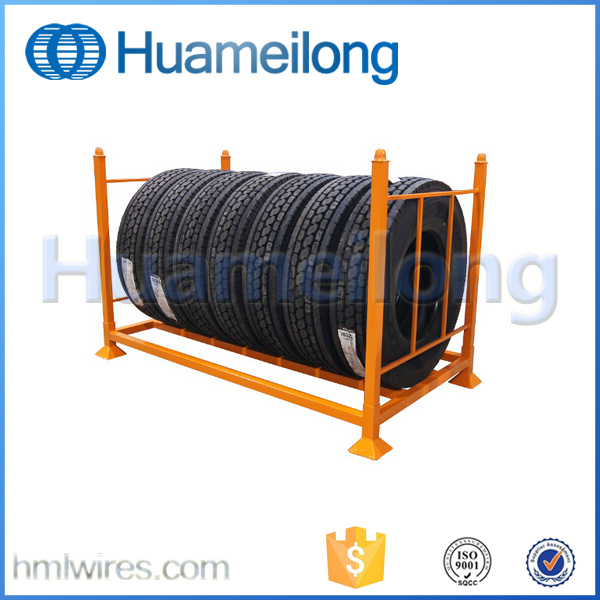 Heavy Duty Adjustable Steel Storage Car Tire Pallet Rack Image1