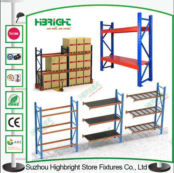 Warehouse Storage industrial Push Back Pallet Rack Image1