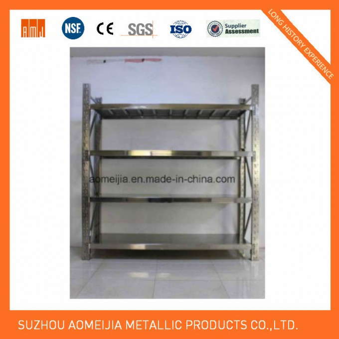 Stainless Steel Kitchen Warehouse Pallet Pipe Storage Shelf/Rack Image1