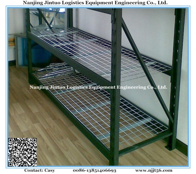 Heavy Duty Wire Mesh Pallet Racking for Warehouse Storage System Image1