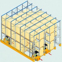Drive Through Pallet Storage Rack