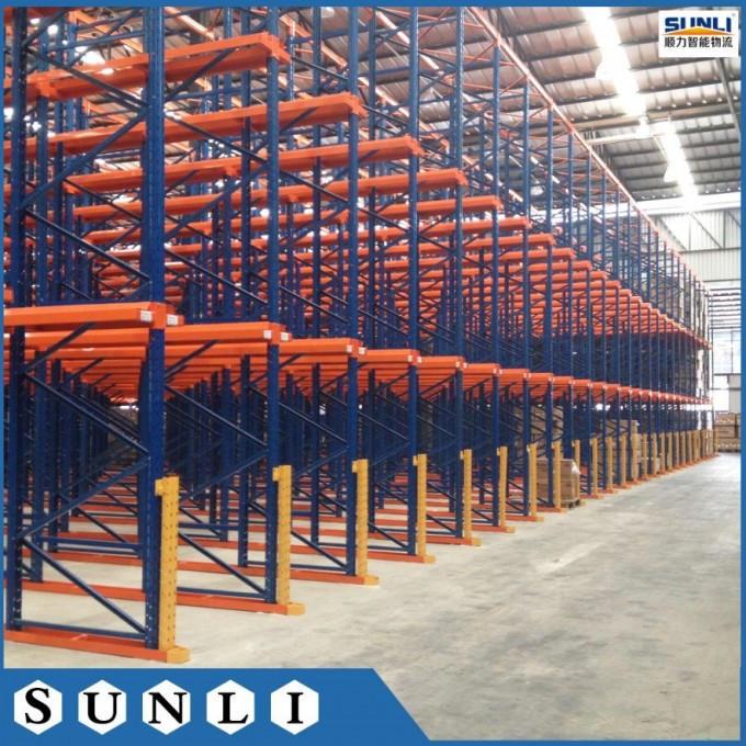 High Density Pallet Style Storage Forklift Drive-in Rack System Image1