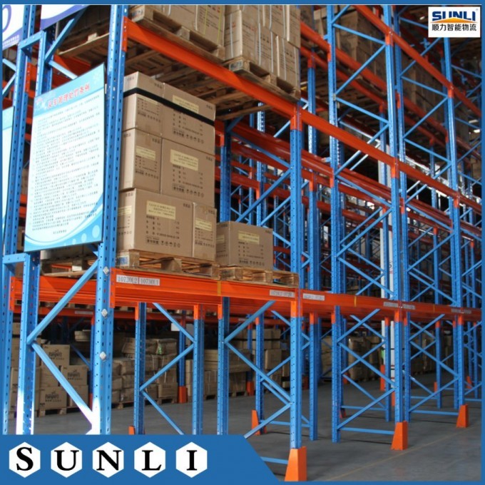 75mm Adjustable Q235B Steel Heavy Duty Warehouse Storage Pallet Rack Image1