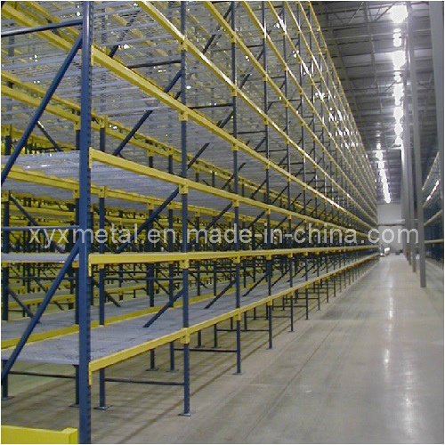 Typical Run of Pallet Storage Rack with Wire Mesh Decking Image1