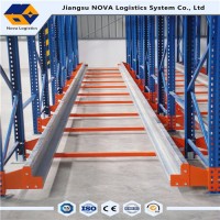 Commercial Radio Shuttle Racking Pallet Runner Racking