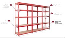 Pallet Rack, Heavy Duty Metal Rack, Image1