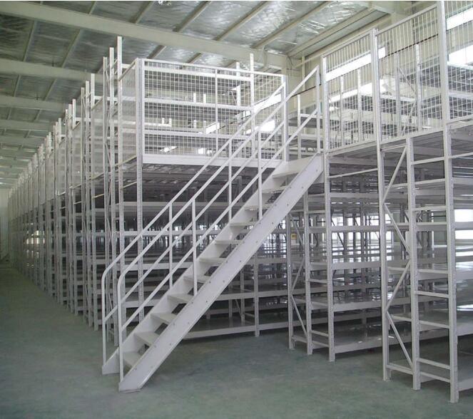 Multi Tier Rack Use Steel Racking/Shelving Industrial Warehouse Storage Loft Image1