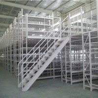 Multi Tier Rack Use Steel Racking/Shelving Industrial Warehouse Storage Loft