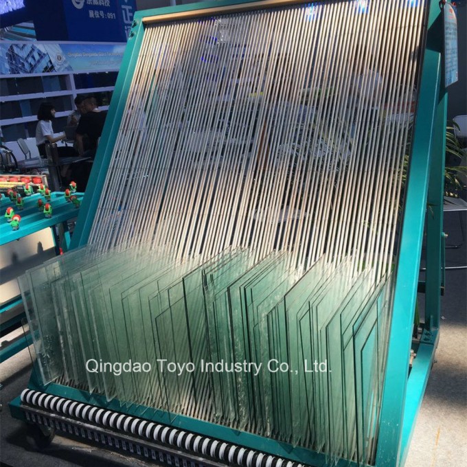 High Quality Glass Shelf Storage Rack Metal Transport Rack (metal shelf for glass factory) Image1