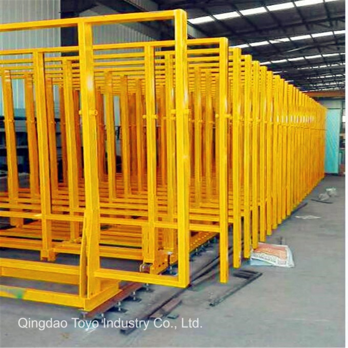 Removable Storage Glass Rack Specification Storage Rack Metal Transport Rack for Glass Factory Image1