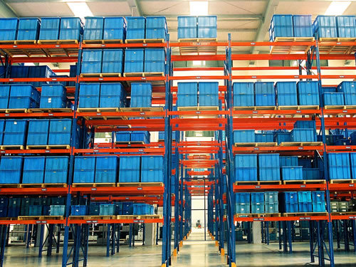 Galvanized Heavy Duty Metal Warehouse Storage Pallet Rack Image1
