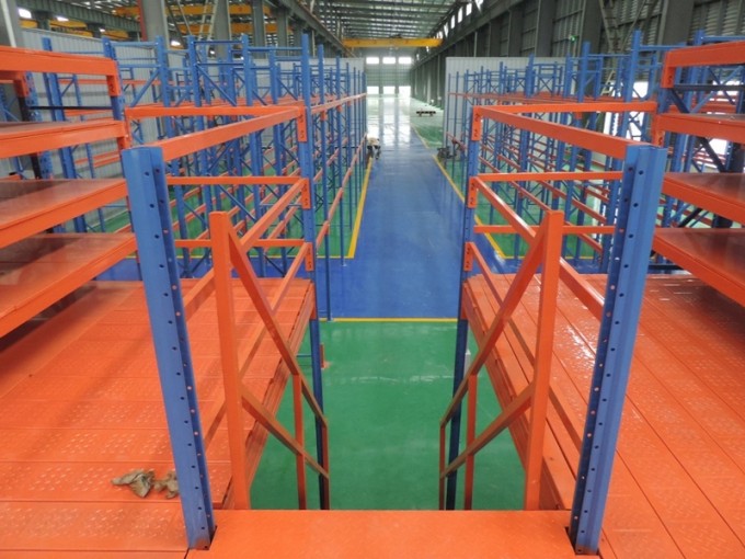 Multi-Level Heavy-Duty Pallet Racking Supported Mezzanine Racking Shelving System/Storage Rack Image1
