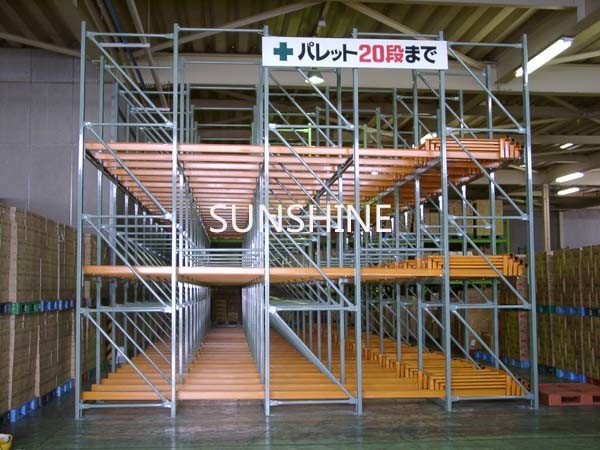Push Back Racking Storage Warehouse Safety Rack Image1