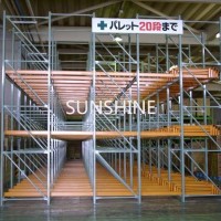 Push Back Racking Storage Warehouse Safety Rack