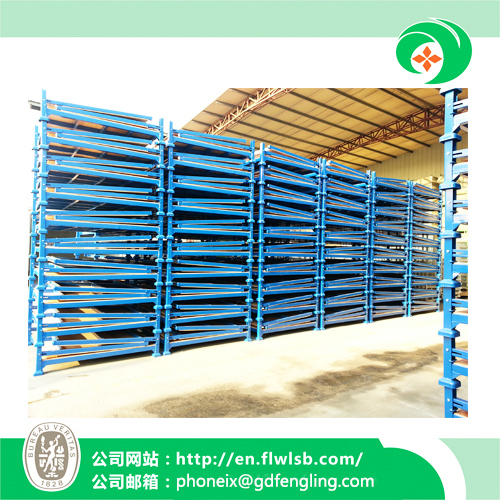 Folding Stacking Rack for Warehouse Storage with Ce Approval Image1
