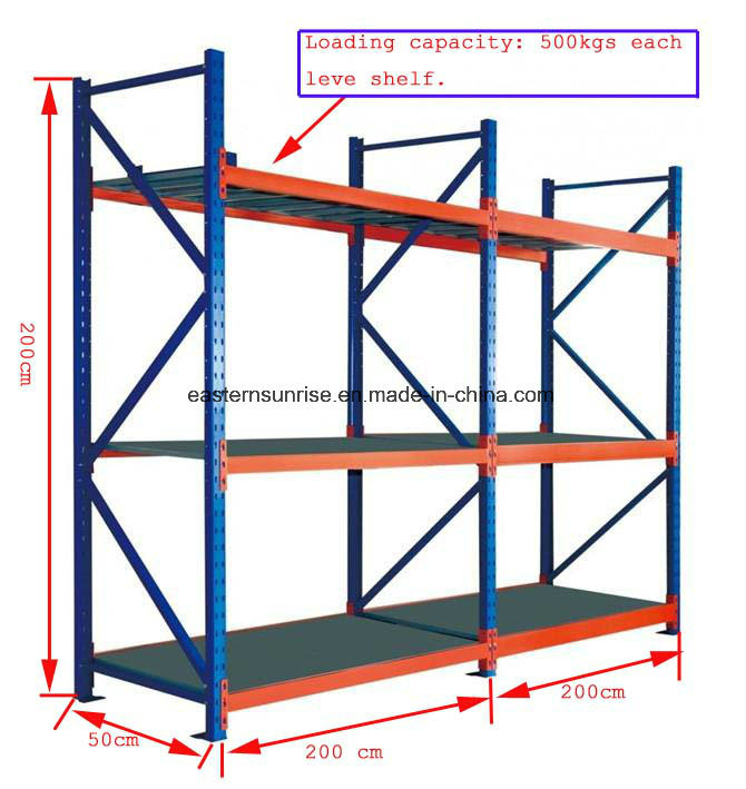 Adjustable Steel Storage Industrial Rack Steel Goods Shelf Heavy Duty Racks Image1