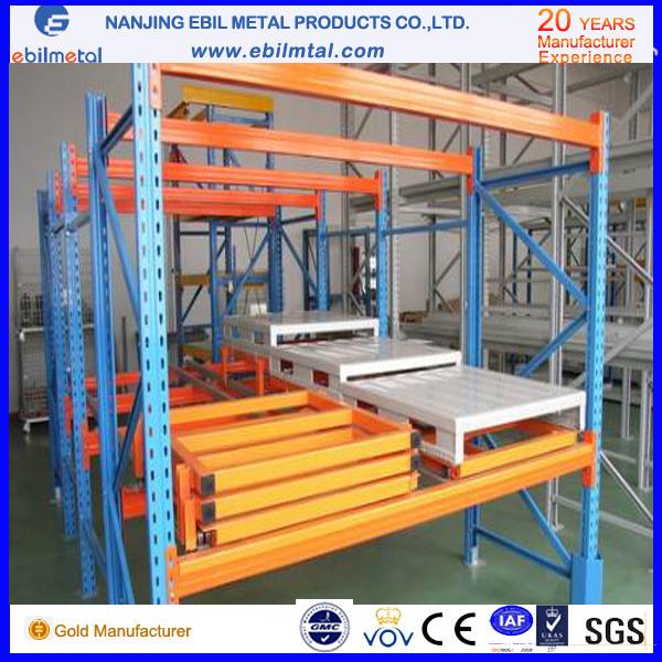 Factory Price Steel Heavy Duty Push Back Pallet Rack Storage Racking Image1