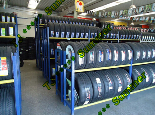 Foldable Truck Tyre Storage Rack Image1