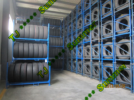 Commercial Truck Storage Display Warehouse Tire Rack Image1