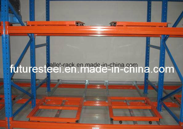 Customized Steel Mobile Push Back Racking for Warehouse Storage Image1
