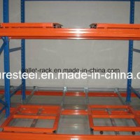 Customized Steel Mobile Push Back Racking for Warehouse Storage
