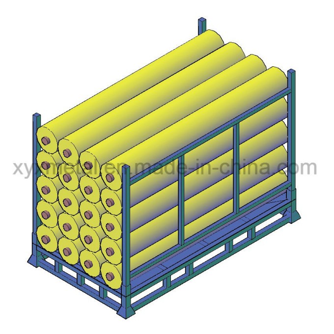 Textile Industrial Warehouse Stacking Storage Fabric Rolls Rack Image1