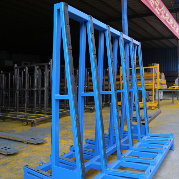Steel Material A Shape Warehouse Storage Glass Rack Image1