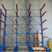 Powder Coating Warehouse Industrial Metal Cantilever Storage Racks