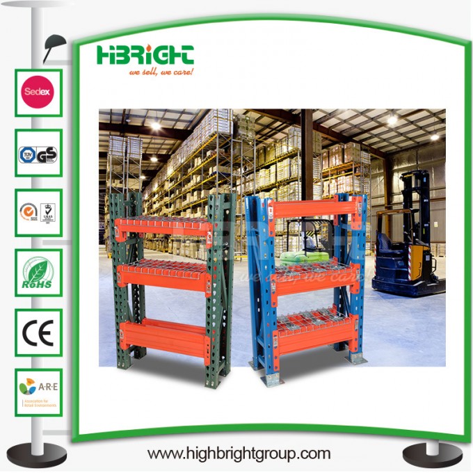 Heavy Duty Teardrop Warehouse Pallet Rack Metal Storage Racking Image1