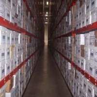 Adjustable Storage Rack for Cold Warehouse