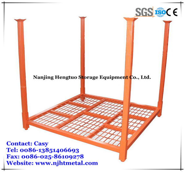 Warehouse Storage Heavy Duty Steel Stacking Tire Rack Image1