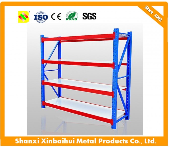 Durable Medium Duty Warehouse Rack Used in Factory/Bulk Storage Image1