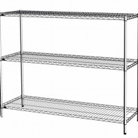 Powder Coated Steel Wire Warehouse Storage Rack