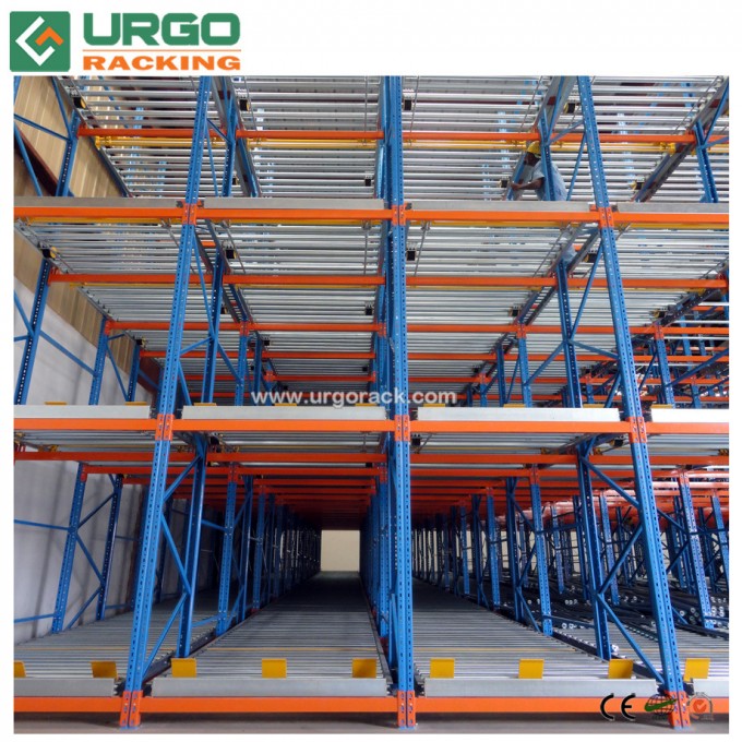 Warehouse Storage Gravity Roller Pallet Rack Image1