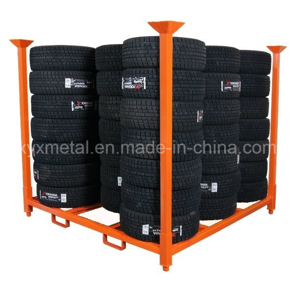 Warehouse Metal Storage Stackable Tyre Rack Image1
