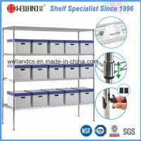 Custom Adjustable 4 Tiers Heavy Duty Metal Warehouse Storage Rack